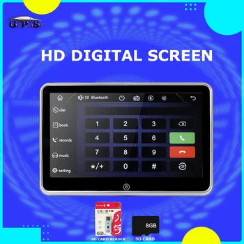 HD Avto Vzglavnik Monitor Video Predvajalnik Gumb Igro Daljinski upravljalnik Avto MP5 Predvajalnik dodatki USB SD TF Digitalni LCD Zaslon na Dotik