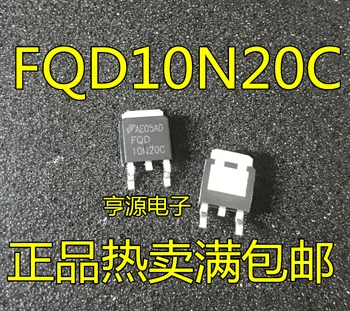10pieces FQD10N20C 10N20C MOS 10A 200V, DA-252 