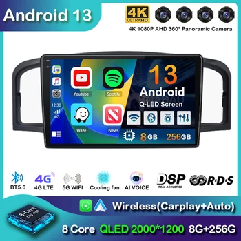 Android 13 Carplay Auto Avto Radio Za Lifan 620 / Solano Navigacija GPS Multimedijski Predvajalnik Videa 2din DVD Stereo Audio (Stereo zvok 360 Fotoaparat