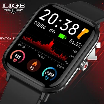 LIGE 2023 Novo po Meri Watch Face Šport Pametno Gledati Moške IP68 Vodotesen Srčni utrip, Krvni tlak Ženske Smartwatch Za Android IOS
