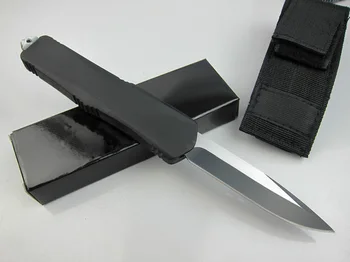 Mikro OTF Tech Nož Boj proti Troo Serije 440 Rezilo 57HRC Trdoto Cink-aluminijasta Lita Ročaj na Prostem samoobrambe Žepni Nož