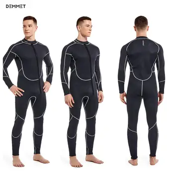 Moški 4XL mokra Obleka 3 mm Neoprena, Deskanje, Potapljanje, Plavanje, Potapljanje na vdih Telo Obleko Mokro Obleko Surf Kitesurf Oblačila Oprema