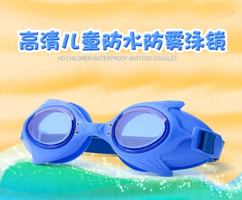 Novo otroci plavanje očala baby nepremočljiva fantje dekleta učenje plavanje očala risanka šoli otroci plavanje očala