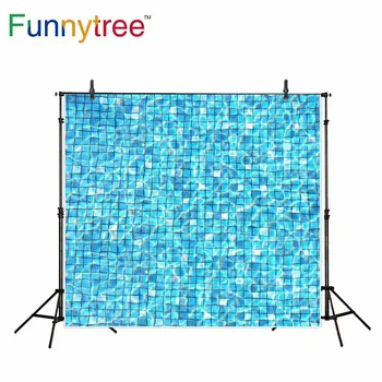 Funnytree kulise za fotografije studio bazen blue vode poletje poklicno ozadje natisnjena fotografija prop